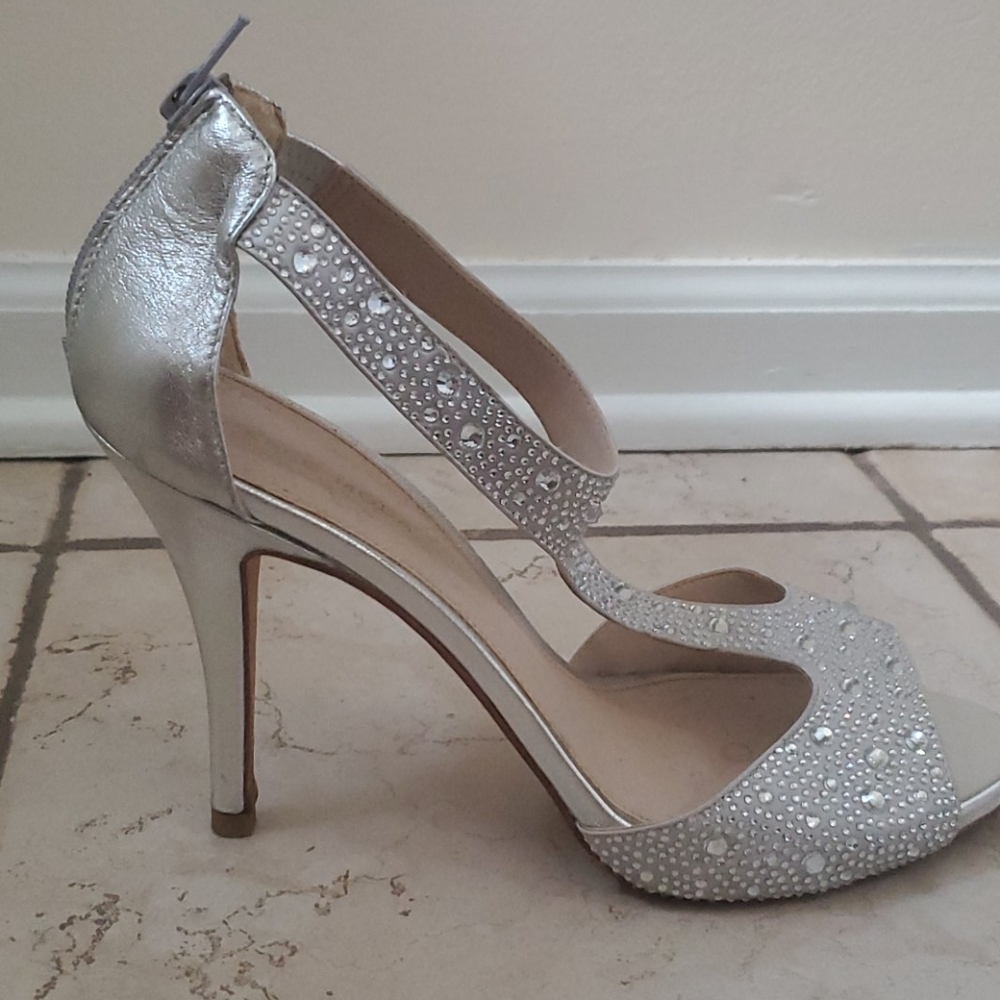 Silver sandals